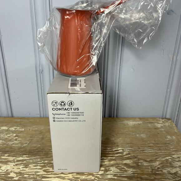 Turkish Coffee Pot Maker Stainless Rubber Handle Milk Warmer Arabic Greek NEW - Picture 6 of 10